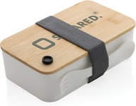 Miniatyrbilde 7 av Hvit XD Collection RCS Resirkulert PP Matboks med Bambuslokk