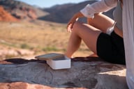 Miniatyrbilde 10 av Hvit XD Collection RCS Resirkulert PP Matboks med Bambuslokk