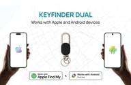 Miniatyrbilde 1 av Svart XD Collection Keyfinder Dual Keyfinder Nøkkelring med Global Lokalisering