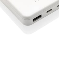 Miniatyrbilde 6 av Hvit XD Collection 5000 mAh RCS Resirkulert Plast 5 W Trådløs Powerbank