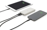 Miniatyrbilde 2 av Hvit XD Collection 8000 mAh RCS Resirkulert Plast 5 W Trådløs Powerbank