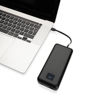 Miniatyrbilde 2 av Svart XD Collection Gridley 20.000 mAh RCS Resirkulert Plast 65 W PD Laptop Powerbank