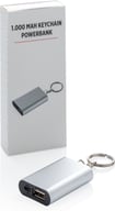 Miniatyrbilde 4 av Sølvfarget XD Collection 1.000 mAh Nøkkelring Powerbank