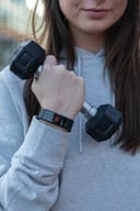 Miniatyrbilde 8 av Svart XD Collection Sense Fit RCS Resirkulert TPU Aktivitetsklokke med Pulsmåler