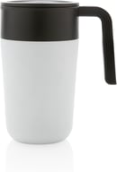 Miniatyrbilde 1 av Hvit XD Collection 480 ml GRS Resirkulert PP og Stål Termokopp med Håndtak