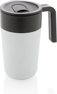 Miniatyrbilde 6 av Hvit XD Collection 480 ml GRS Resirkulert PP og Stål Termokopp med Håndtak