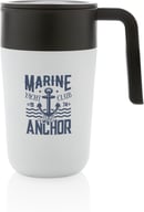 Miniatyrbilde 7 av Hvit XD Collection 480 ml GRS Resirkulert PP og Stål Termokopp med Håndtak