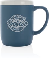 Miniatyrbilde 6 av Blå XD Collection 300 ml Hvit Kant Keramisk Kopp