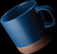 Miniatyrbilde 8 av Blå XD Collection 360 ml Glasert Keramisk Kopp