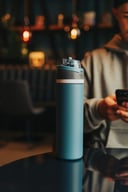 Miniatyrbilde 7 av Blå XD Collection Omni Sip 700 ml RCS Resirkulert Stål Låsbar Lekksikker Drikkeflaske