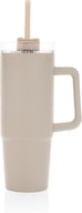 Miniatyrbilde 1 av Beige XD Collection Tana 900 ml RCS Resirkulert Plast Termokopp med Håndtak