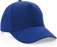 Miniatyrbilde 6 av Blå XD Collection Impact 280 g/m2 Resirkulert Bomull 5-panels Caps