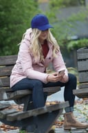 Miniatyrbilde 8 av Blå XD Collection Impact 280 g/m2 Resirkulert Bomull 5-panels Caps