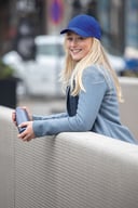 Miniatyrbilde 8 av Blå XD Collection Impact 190 g/m2 Resirkulert Bomull 6-panels Caps