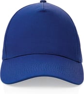 Miniatyrbilde 1 av Blå XD Collection Impact 190 g/m2 Resirkulert Bomull 5-panels Caps