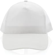 Miniatyrbilde 1 av Hvit XD Collection Impact AWARE 190 g/m2 Resirkulert Bomull 5-Panels Trucker Caps