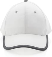 Miniatyrbilde 1 av Hvit XD Collection Impact AWARE 280 g/m2 Resirkulert Bomull Kontrast 6-Panels Caps