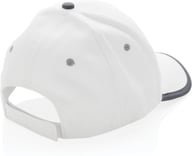 Miniatyrbilde 4 av Hvit XD Collection Impact AWARE 280 g/m2 Resirkulert Bomull Kontrast 6-Panels Caps