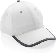 Miniatyrbilde 6 av Hvit XD Collection Impact AWARE 280 g/m2 Resirkulert Bomull Kontrast 6-Panels Caps
