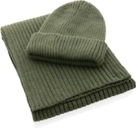 Miniatyrbilde 3 av Grønn XD Collection Impact AWARE Polylana® Dobbeltstrikket Lue