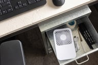 Miniatyrbilde 6 av Hvit XD Collection Aervina RCS Rplast Oppladbar Bordvifte