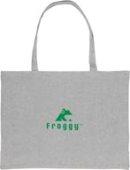 Miniatyrbilde 3 av Grå XD Collection Impact AWARE 145 g/m2 Resirkulert Bomull 27,5L Shoppingbag