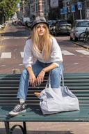 Miniatyrbilde 4 av Grå XD Collection Impact AWARE 145 g/m2 Resirkulert Bomull 27,5L Shoppingbag