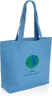 Miniatyrbilde 3 av Tranquil blue XD Collection Impact Aware 240 g/m2 Resirkulert Bomullscanvas 26,5L Shoppingbag med Lomme