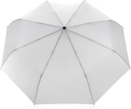 Miniatyrbilde 1 av Hvit XD Collection Impact AWARE 190T RPET 21" Bambus Automatisk Sammenleggbar Paraply