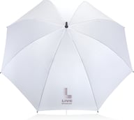 Miniatyrbilde 5 av Hvit XD Collection Impact AWARE RPET 190T 30" Stormsikker Paraply