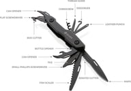 Miniatyrbilde 1 av Svart GearX Multifunksjonskniv