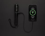 Miniatyrbilde 10 av Svart GearX Oppladbar Værsikker Lommelykt