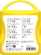 Miniatyrbilde 1 av Gjennomsiktig gul MyKit Førstehjelpssett Jobb