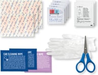 Miniatyrbilde 3 av Gjennomsiktig gul MyKit Førstehjelpssett Bil