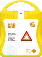 Miniatyrbilde 2 av Gjennomsiktig gul MyKit Førstehjelpssett Bil