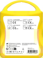 Miniatyrbilde 1 av Gjennomsiktig gul MyKit Førstehjelpssett Reise