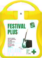 Miniatyrbilde 2 av Gjennomsiktig gul MyKit Førstehjelpssett Festival Pluss