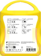 Miniatyrbilde 1 av Gjennomsiktig gul MyKit Førstehjelpssett for Energi