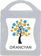 Miniatyrbilde 6 av Gjennomsiktig gul MyKit DIN-godkjent Førstehjelpssett Bil