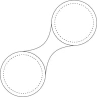 Miniatyrbilde 3 av Hvit RFX Rund Liten Magnetrefleks