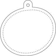 Miniatyrbilde 2 av Hvit RFX Oval TPU Mykrefleks