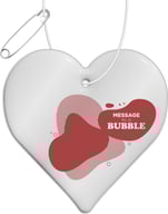 Miniatyrbilde 3 av Hvit RFX Hjerte TPU Mykrefleks