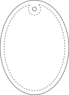 Miniatyrbilde 2 av Hvit RFX Oval TPU Mykrefleks