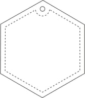 Miniatyrbilde 2 av Hvit RFX Heksagon TPU Mykrefleks