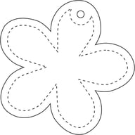 Miniatyrbilde 2 av Hvit RFX Blomst Mykrefleks