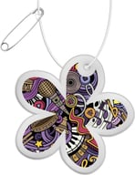 Miniatyrbilde 3 av Hvit RFX Blomst Mykrefleks