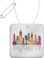 Miniatyrbilde 3 av Hvit RFX Firkantet Mykrefleks