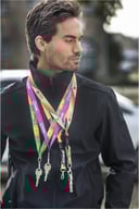 Miniatyrbilde 5 av Hvit/Hvit Bucks Nøkkelbånd