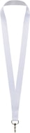 Miniatyrbilde 1 av Hvit Lana RPET Nøkkelbånd