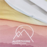 Miniatyrbilde 3 av Grafitt Zoya RPET Fleece Bandana Multilue med Søm